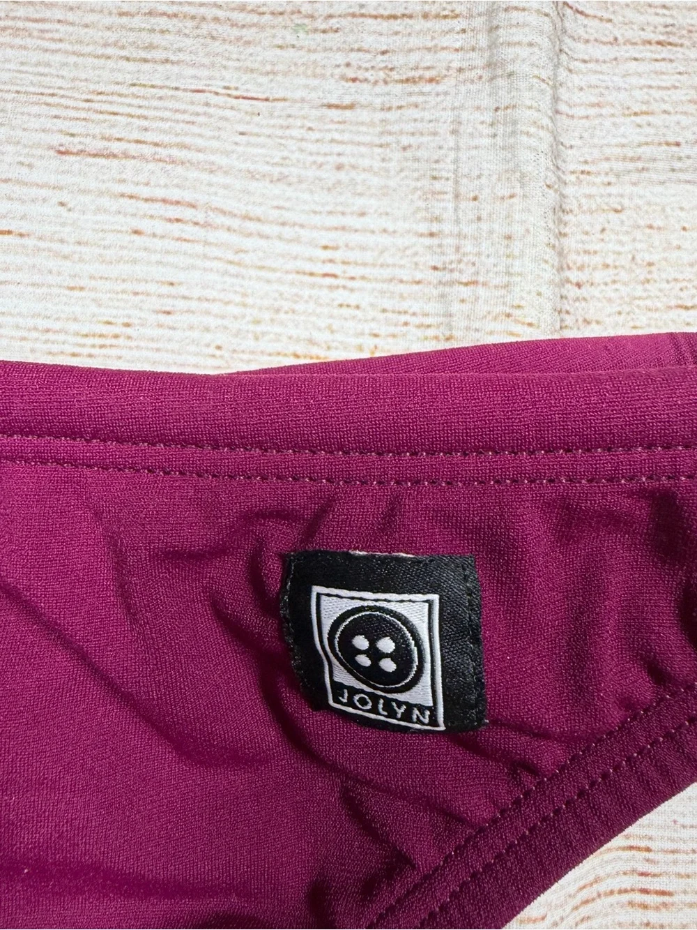 Jolyn Clothing Plum “Europe 2” Bikini Bottom - Deep Berry - Lap Swim, Sporty